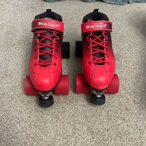 Riedell EST. 1945 red roller skates women’s size 8